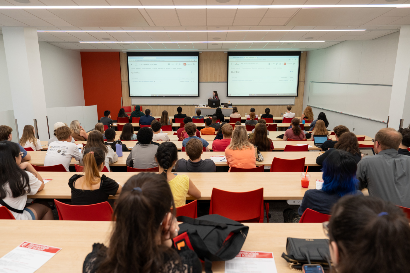 College Services Classroom with students